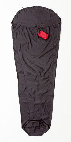 Studio lay flat image of Cocoon Expedition Silk Mummy Sleeping Bag Liner